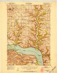 Maiden Rock 1950 topographic map thumbnail