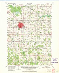 Marshfield 1954 topographic map thumbnail