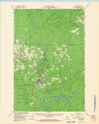 Mellen 1967 topographic map thumbnail