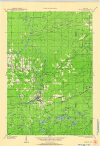 Mellen 1942 topographic map thumbnail