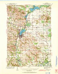 Menomonie 1940 topographic map thumbnail