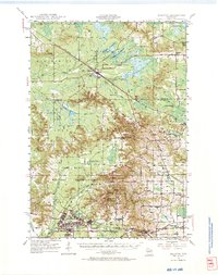 Millston 1947 topographic map thumbnail