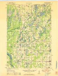 Milltown 1951 topographic map thumbnail
