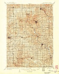 Mineral Point 1902 topographic map thumbnail