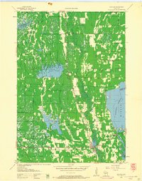Necedah 1958 topographic map thumbnail