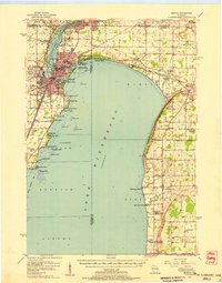 Neenah 1955 topographic map thumbnail