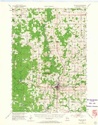 Neillsville 1953 topographic map thumbnail