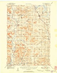 New Auburn 1951 topographic map thumbnail