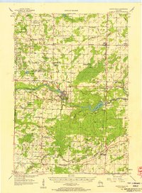 Oconto Falls topographic map thumbnail