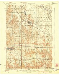 Osseo 1940 topographic map thumbnail