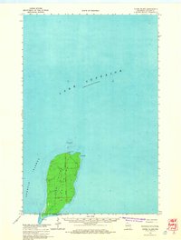 Outer Island 1963 topographic map thumbnail