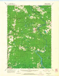 Pembine 1963 topographic map thumbnail