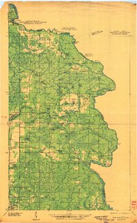 Pembine 1939 topographic map thumbnail