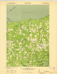 Poplar 1949 topographic map thumbnail