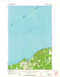 Port Wing 1961 topographic map thumbnail