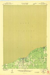 Port Wing 1946 topographic map thumbnail