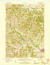 Reedsburg topographic map thumbnail