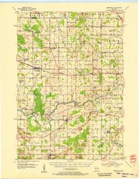Reedsville 1954 topographic map preview
