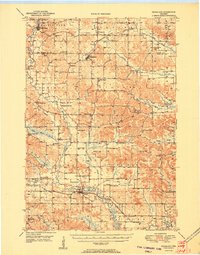 Ridgeland 1951 topographic map thumbnail