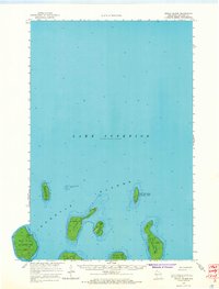 Rocky Island 1963 topographic map thumbnail