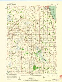 Rosendale 1956 topographic map thumbnail