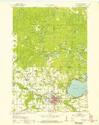 Shawano 1954 topographic map thumbnail