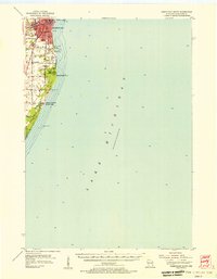 Sheboygan South 1954 topographic map thumbnail