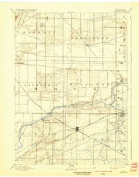 Shopiere 1893 topographic map thumbnail