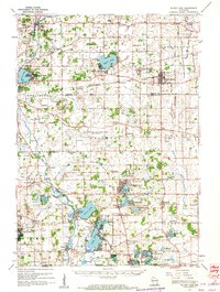 Silver Lake 1960 topographic map thumbnail