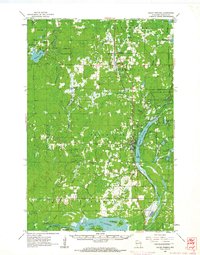 Solon Springs 1961 topographic map thumbnail