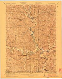 South Wayne 1923 topographic map thumbnail
