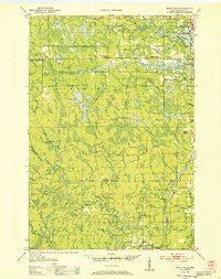 Spirit Falls 1952 topographic map thumbnail