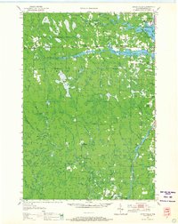 Spirit Falls 1950 topographic map thumbnail