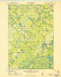 Stone Lake 1950 topographic map thumbnail