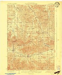 Strum 1930 topographic map thumbnail