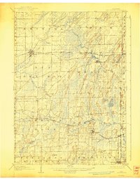 Sun Prairie 1907 topographic map thumbnail