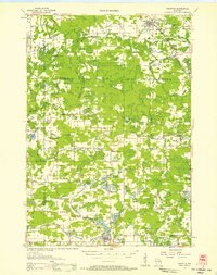 Tigerton 1955 topographic map thumbnail