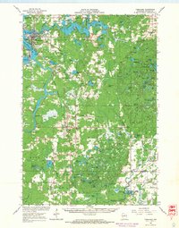 Tomahawk 1966 topographic map thumbnail