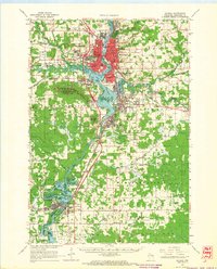 Wausau 1963 topographic map thumbnail