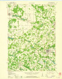 Wautoma 1959 topographic map thumbnail