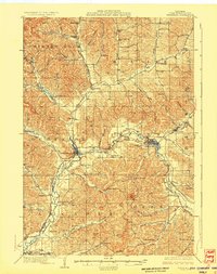Whitehall 1929 topographic map thumbnail