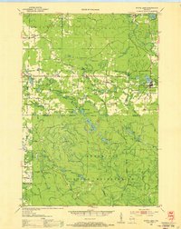 White Lake 1952 topographic map thumbnail
