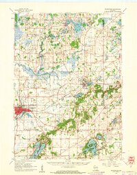 Whitewater 1960 topographic map thumbnail