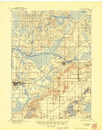 Whitewater 1924 topographic map thumbnail
