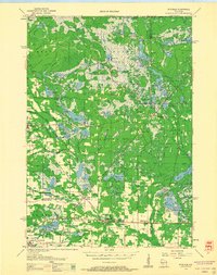 Wyeville 1958 topographic map thumbnail