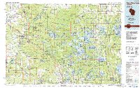 Black River Falls 1985 topographic map thumbnail