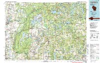 Grantsburg 1985 topographic map thumbnail