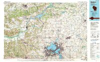 Madison topographic map thumbnail