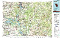 Wausau topographic map thumbnail