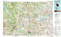 Wisconsin Dells topographic map thumbnail